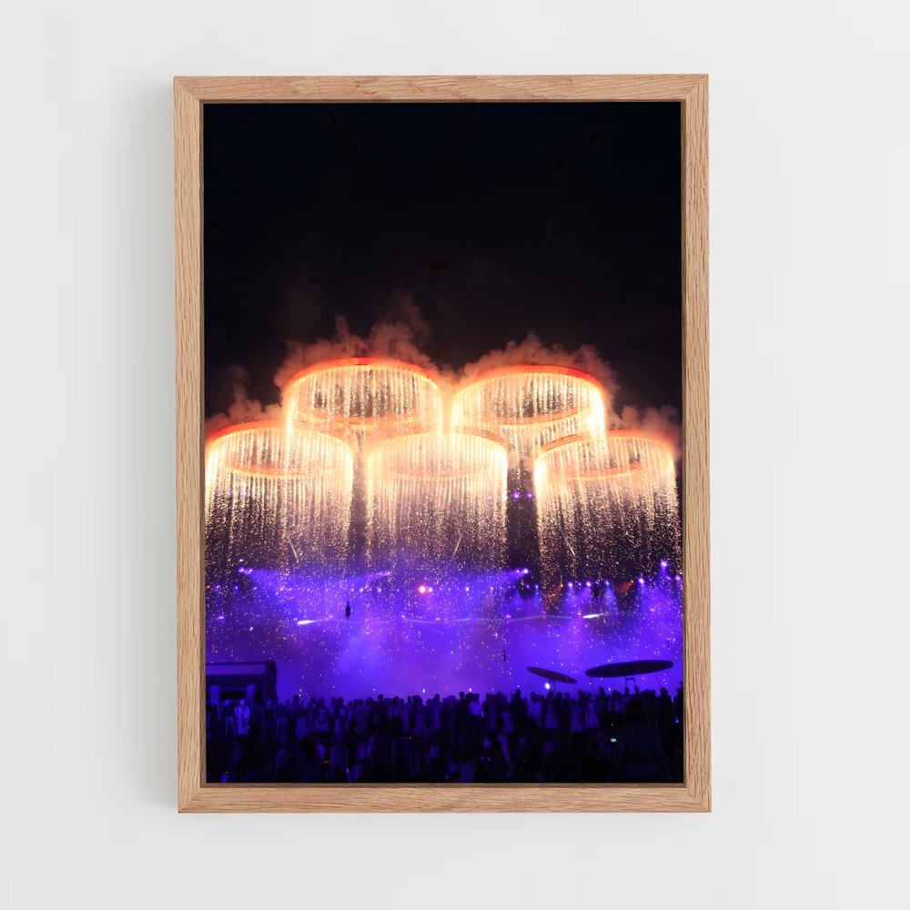 Poster Éclats Olympiques – affiche Jeux Olympiques (vue 4)